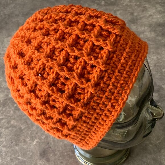 NEW Hand Crocheted Men's Beanie - Picture 1 of 9